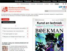 Tablet Screenshot of boekman.nl
